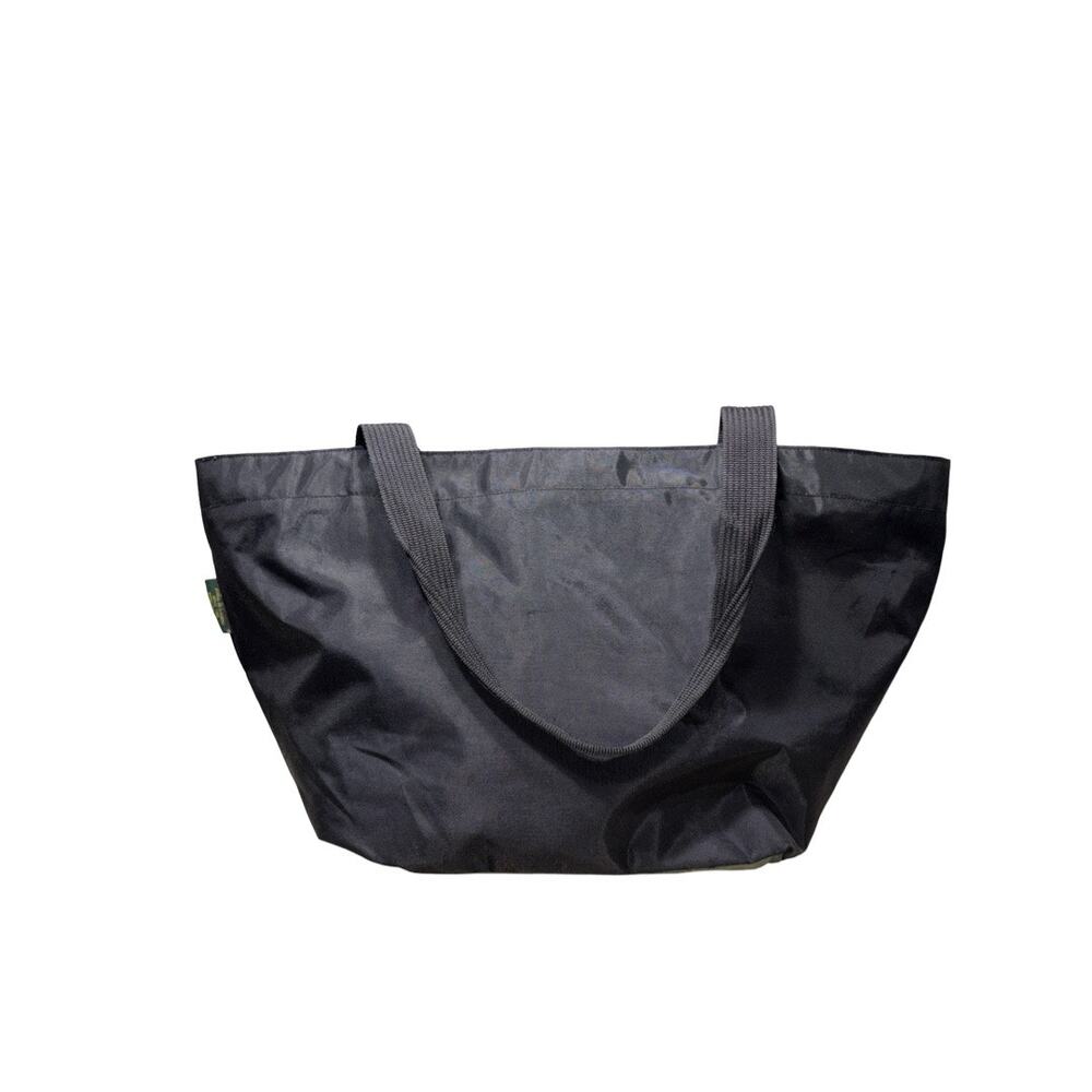 Herve Chapelier France Black Nylon Large Tote Bag